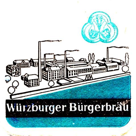 wuerzburg wue-by buerger quad 1a (190-rauchfahne lnger-schwarzblau) 